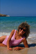 695029 Girl On Beach, Spain A4 Photo Print