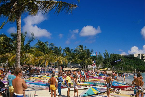 695048 A Day At The Beach In Aruba A4 Photo Print