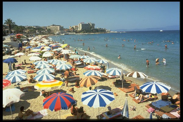 695079 Ladies Beach, Kusadasi, Turkey A4 Photo Print