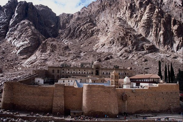 696002 St. Catherine's Monastery, Sharm El Sheikh, Egypt A4 Photo Print