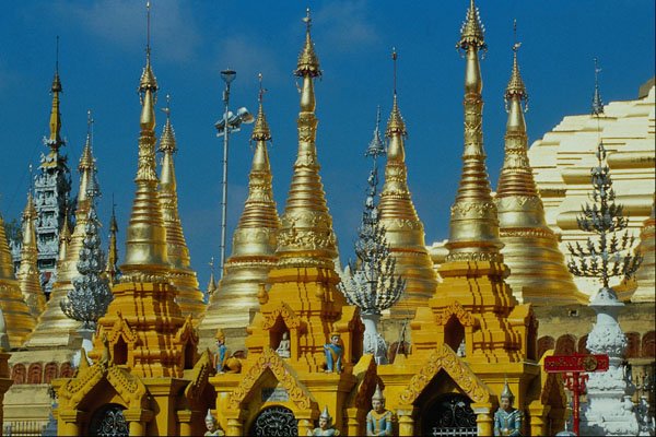 696024 Shwe Dagon Pagode, Myanmar, Burma A4 Photo Print