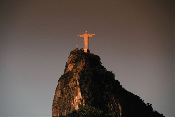 696032 Christ At Sunrise A4 Photo Print