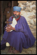 696034 Priest Sitting, Daga Estiphanos A4 Photo Print