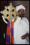 696041 Priest In Lalibela A4 Photo Print