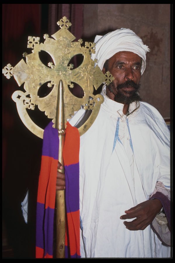 696041 Priest In Lalibela A4 Photo Print