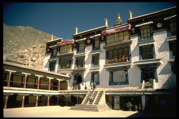696045 Monastery Inner Court A4 Photo Print