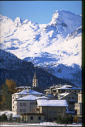 697024 Town Of St. Moritz, Switzerland A4 Photo Print