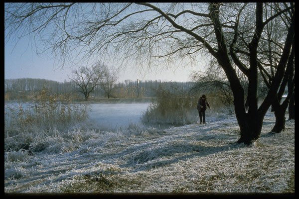 697025 Fishing, Kuban River, Russia A4 Photo Print