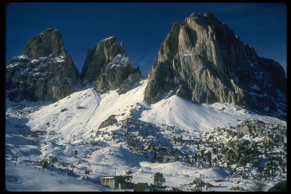 697030 Dolomiti Mountains, The Alps A4 Photo Print