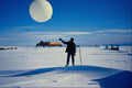 697071 Launching A Weather Balloon, Antarctica A4 Photo Print