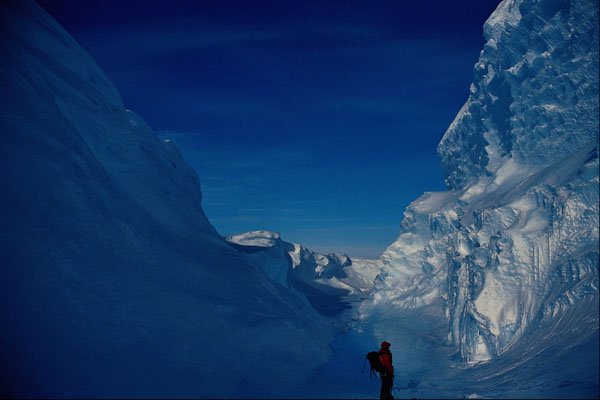 697072 Aladdin's Cave, Second Chasm, Antarctica A4 Photo Print