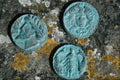 698015 Authentic Replica Coins From Pompeii Ruins, 79 A.D. Eruption A4 Photo Print