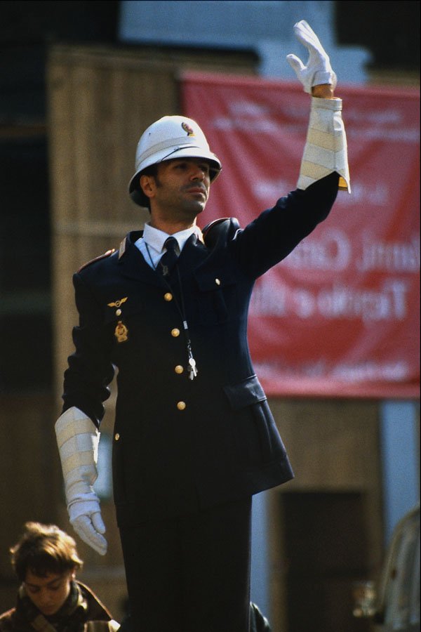 698020 Traffic Controller, Rome, Italy A4 Photo Print