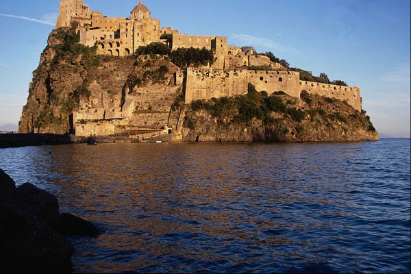 698023 Castello Aragonese, Ischia Ponte, Italy A4 Photo Print