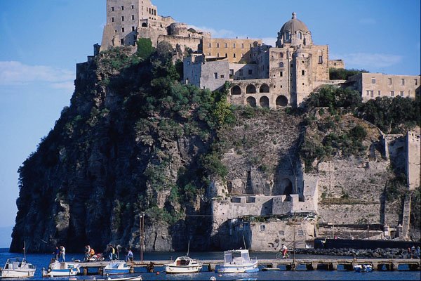 698024 Castello Aragonese, Ischia Ponte, Italy A4 Photo Print