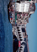 698034 Gondola On The Grand Canal Rialto Bridge Venice Italy A4 Photo Print