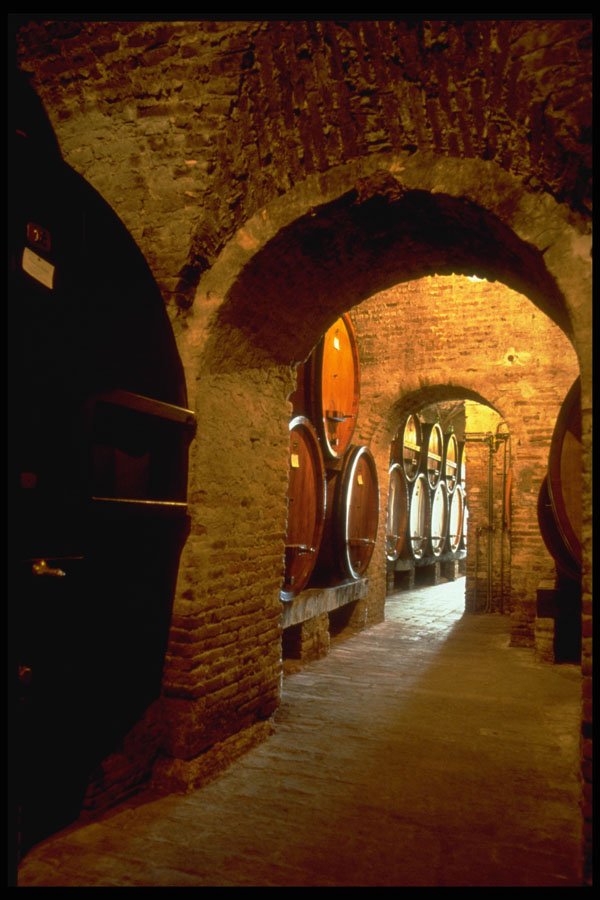 698065 Wine Cellar In Montepulciano, Tuscany, Italy A4 Photo Print