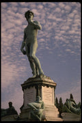 698066 Bronze Statue, David By Michelangelo, Florence, Italy A4 Photo Print