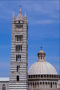 698076 Duomo And Cupola From Rooftop, Siena, Italy A4 Photo Print