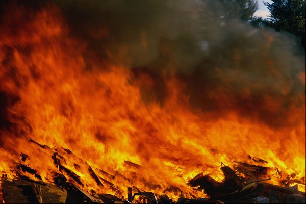 699012 Fire And Flames A4 Photo Print