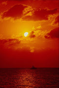 699057 Sunset, Cozumel, Mexico A4 Photo Print