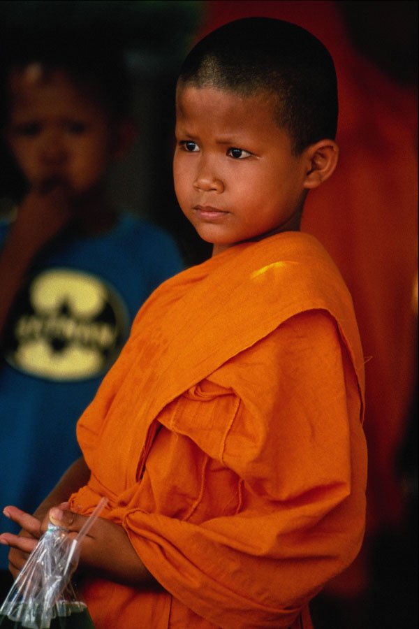 699086 Young Monk, Myanmar A4 Photo Print
