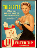 6E barbara stanwyck cigarette advert Advert A4 Photo Print