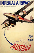 6H Imperial Airways Vintage Advert A4 Photo Print