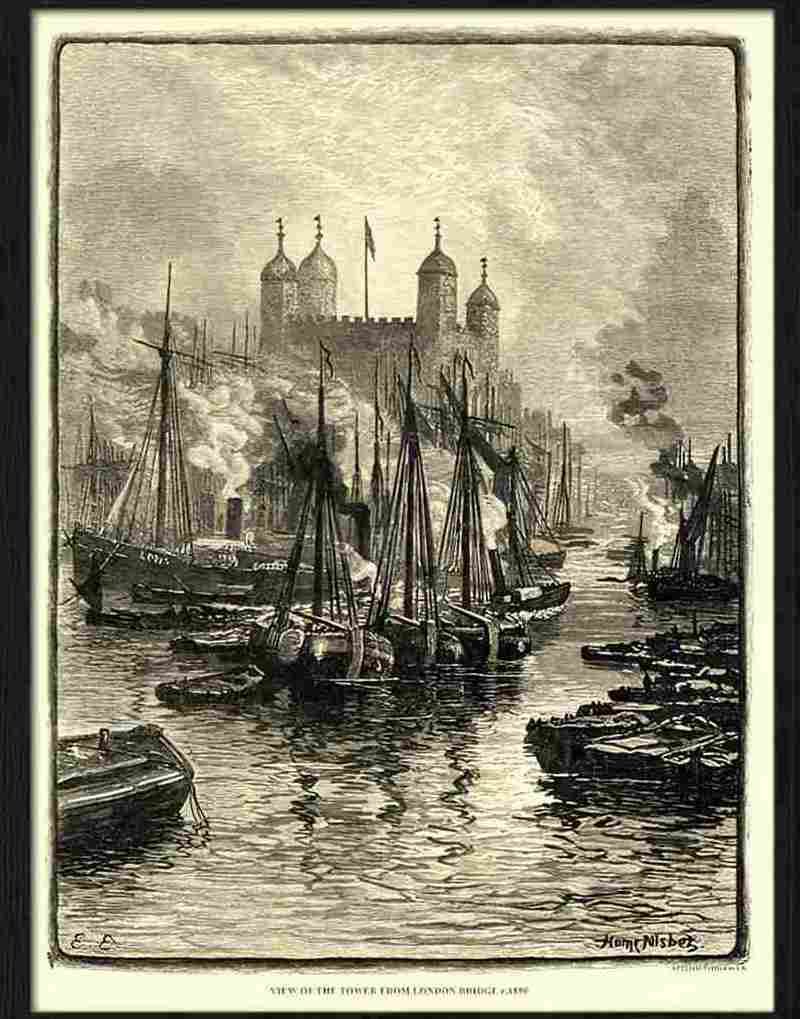 6H tower of london Advert A4 Photo Print