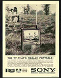 6K sony portable tv Advert A4 Photo Print