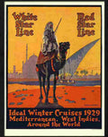 6K white star line winter cruises 1929 Advert A4 Photo Print