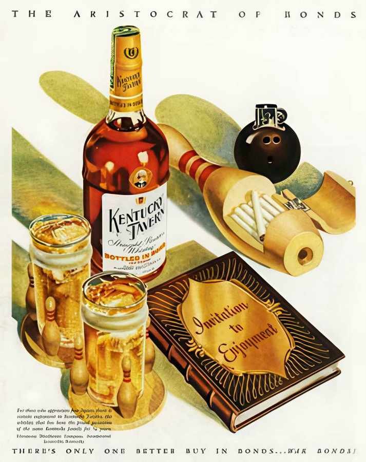 6L Kentucky Tavern Vintage Advert A4 Photo Print