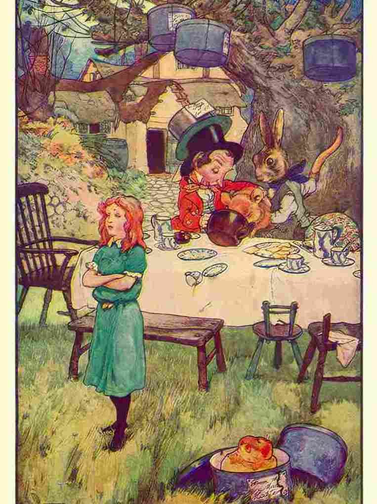 7 01 alice mad tea party adams 2 Advert A4 Photo Print