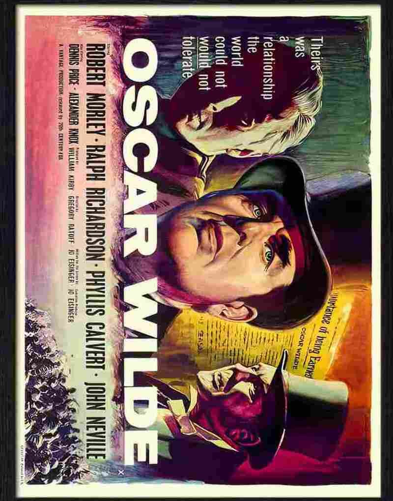7 08 oscar wilde Advert A4 Photo Print