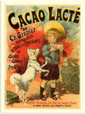 7 192 Cacao Lacte Chocolate Milk Lucien Lefevre 8 1930 advert A4 Photo Print