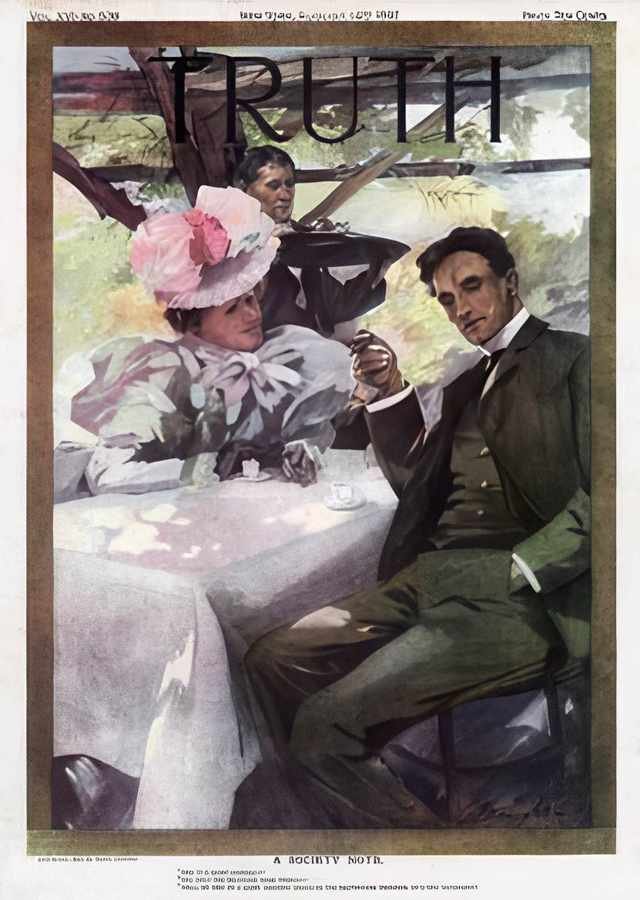 7 A Society Note T Vintage Advert A4 Photo Print