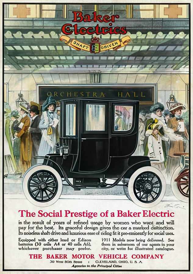 7 Baker Electric Vintage Advert A4 Photo Print