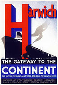 7 Harwich Gateway Vintage Advert A4 Photo Print