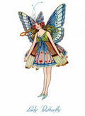 7 Lady Butterfly 1 Vintage Advert A4 Photo Print