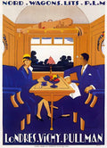 7 Londres Vichy Pul Vintage Advert A4 Photo Print