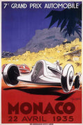 7 Monaco Grand Prix Vintage Advert A4 Photo Print