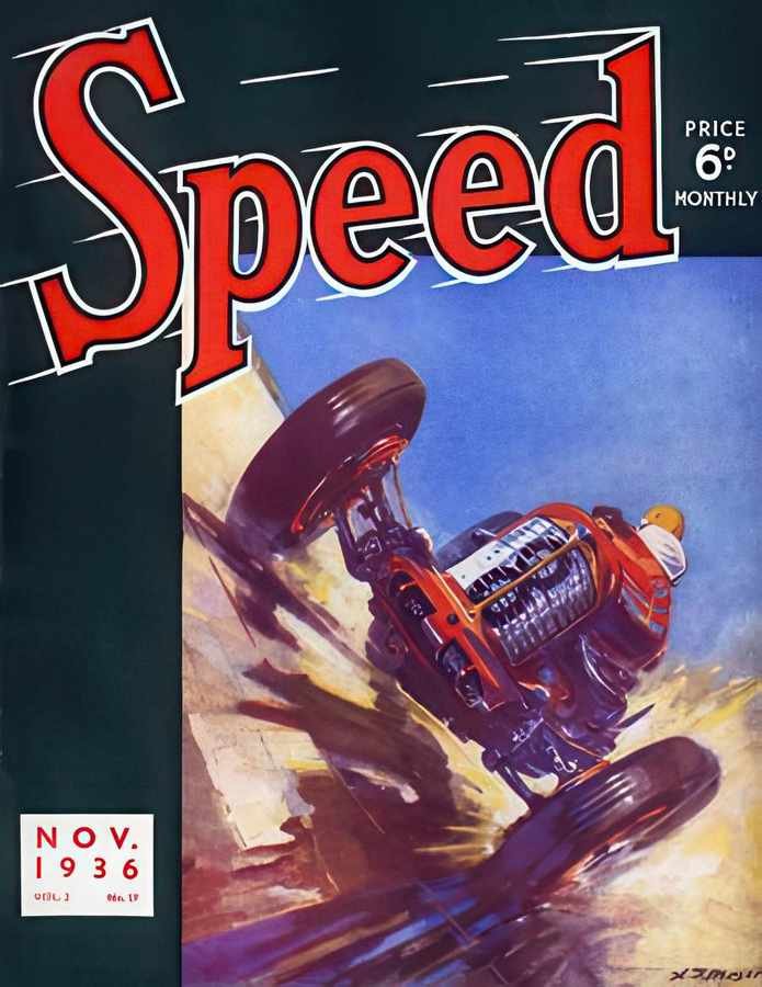 7 Speed Nov 1936 Vintage Advert A4 Photo Print