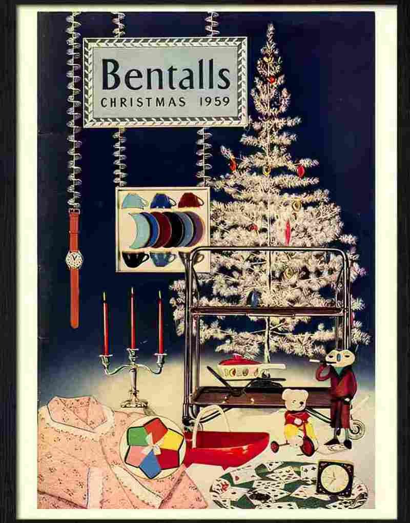 7 bentalls christmas 1959 Advert A4 Photo Print