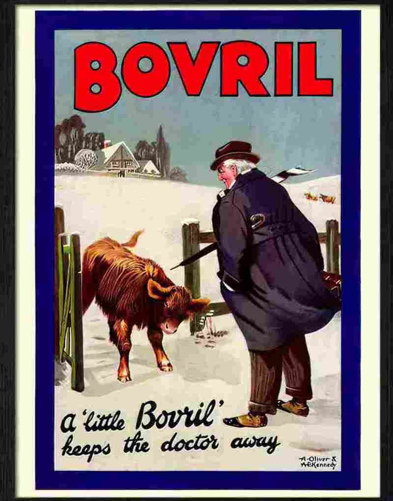 7 bovril advert 1920s Advert A4 Photo Print