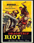 7 dragstrip riot movie poster Advert A4 Photo Print