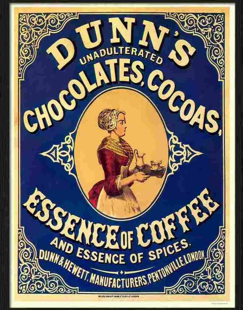 7 dunns chocolate cocoa coffee Advert A4 Photo Print