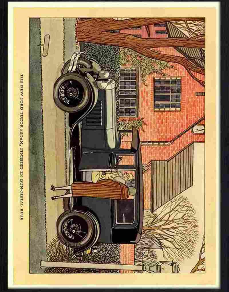 7 ford 1920s 2 Advert A4 Photo Print