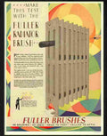 7 fuller brushes art deco 1920s Advert A4 Photo Print