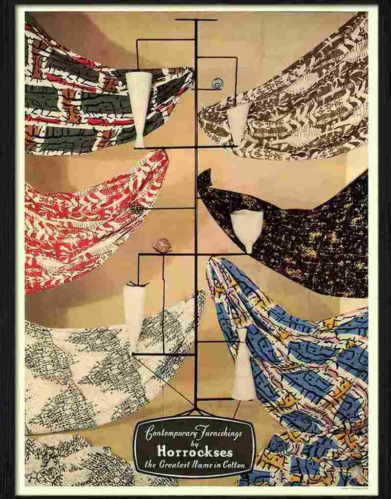 7 horrockses fabrics Advert A4 Photo Print