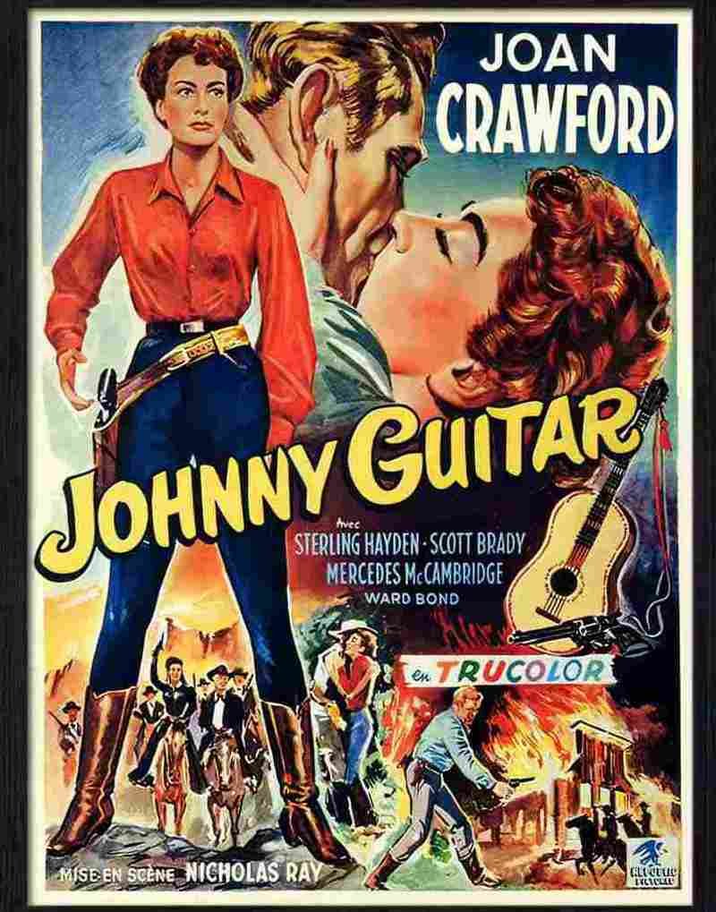 7 joan crawford johnny guitar belgian movie poster Advert A4 Photo Print
